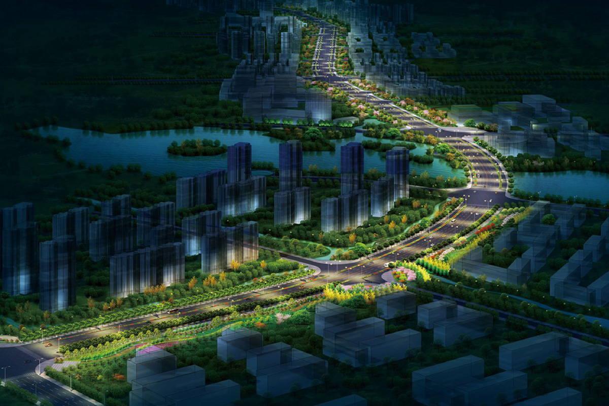 銅陵市蕪銅路景觀(guān)綠化設計